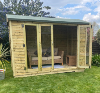 Tanalised The Willow Summerhouse Keighley Timber & Fencing sheds www.keighleytimbersheds.co.uk