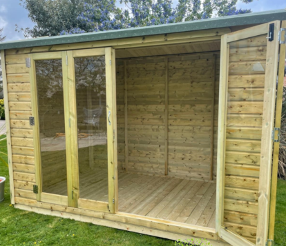 Tanalised The Willow Summerhouse Keighley Timber & Fencing sheds www.keighleytimbersheds.co.uk