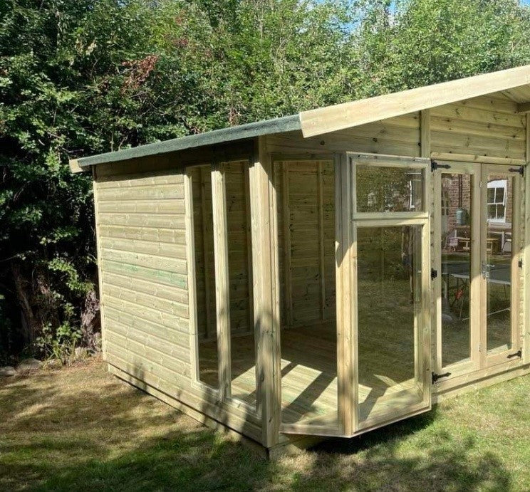 Tanalised The Royale Summerhouse Keighley Timber & Fencing sheds www.keighleytimbersheds.co.uk