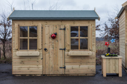 Tanalised Lottie's Lodge Playhouse Keighley Timber & Fencing sheds www.keighleytimbersheds.co.uk