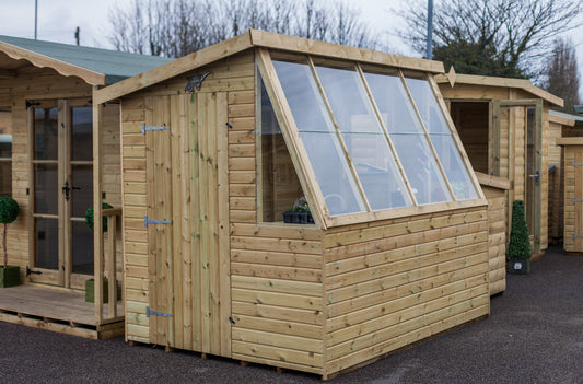 Tanalised Potting Shed Keighley Timber & Fencing sheds www.keighleytimbersheds.co.uk