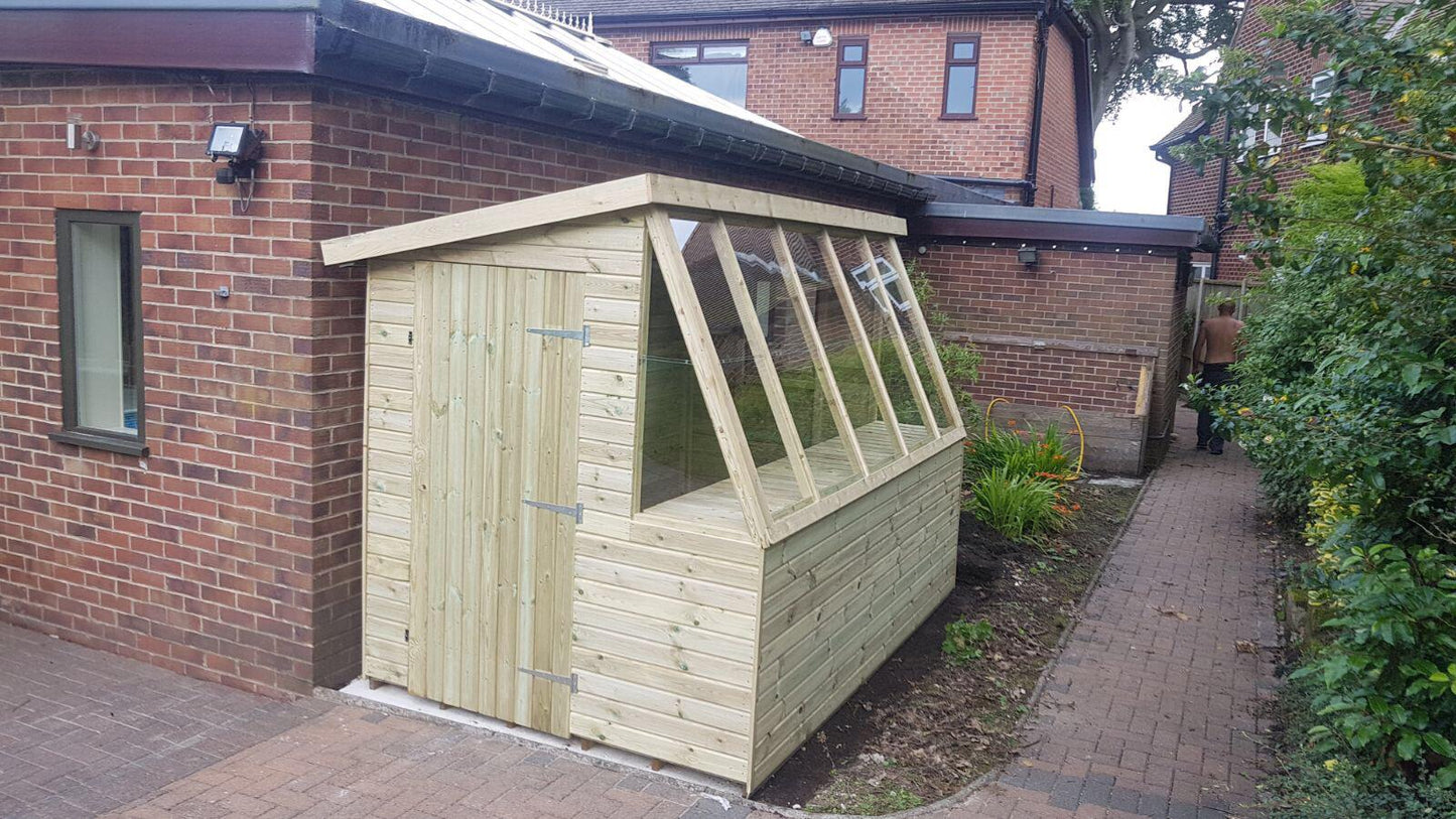 Tanalised Potting Shed Keighley Timber & Fencing sheds www.keighleytimbersheds.co.uk